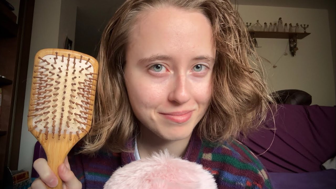Hair Brushing and Whisper Ramble ASMR