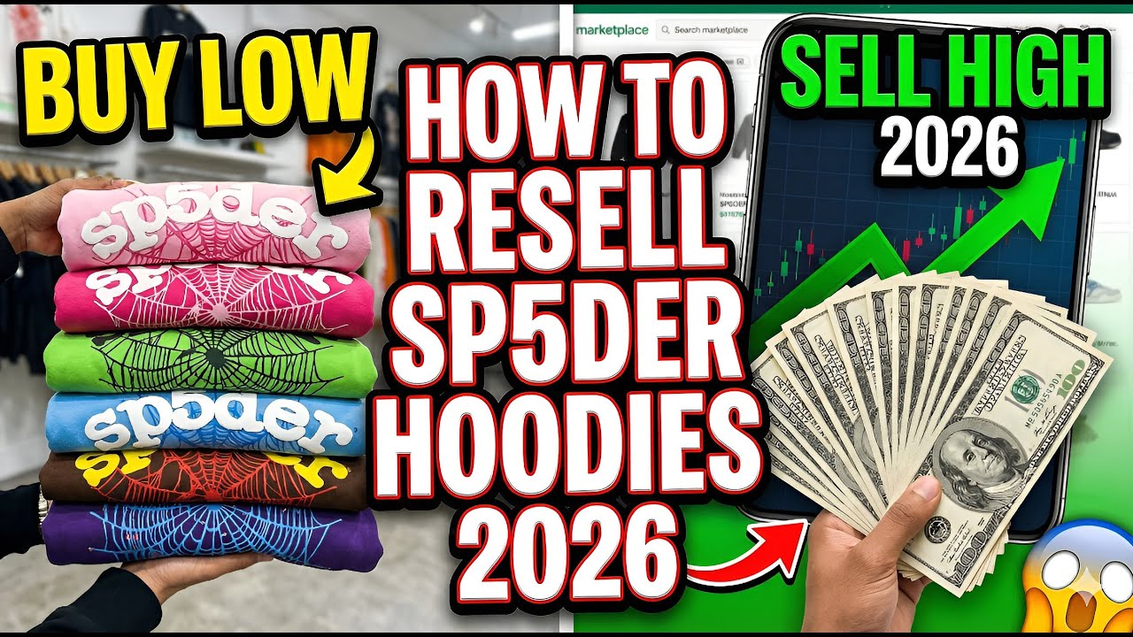 How To Resell SP5DER HOODIES IN 2026! (Free Vendors)