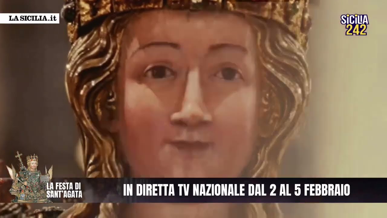 Sicilia 242: la festa di Sant’Agata 2026 in diretta nazionale (dgt 242 in tutta Italia)