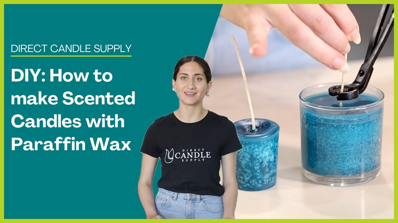 Making Scented Candles using Paraffin Wax | DIY Candle-making | Direct Candle Supply