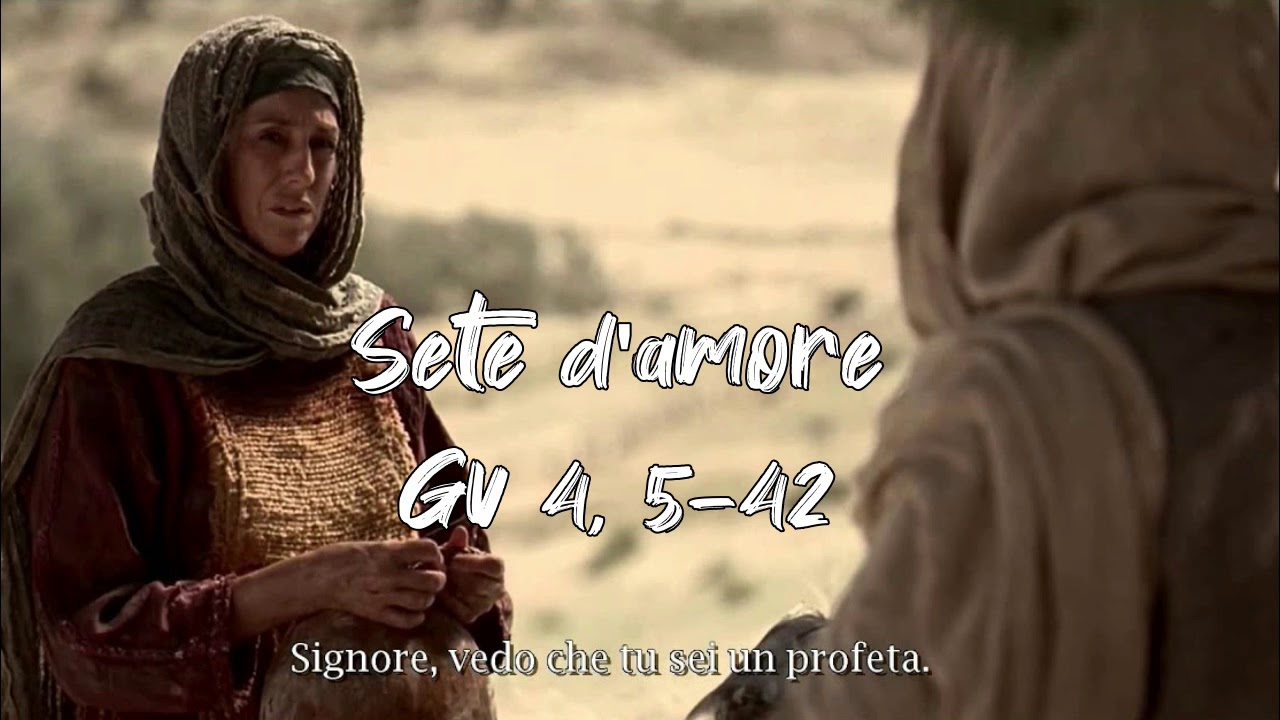 Sete d'amore (Gv 4,5-42), di frà Umile Caudana.