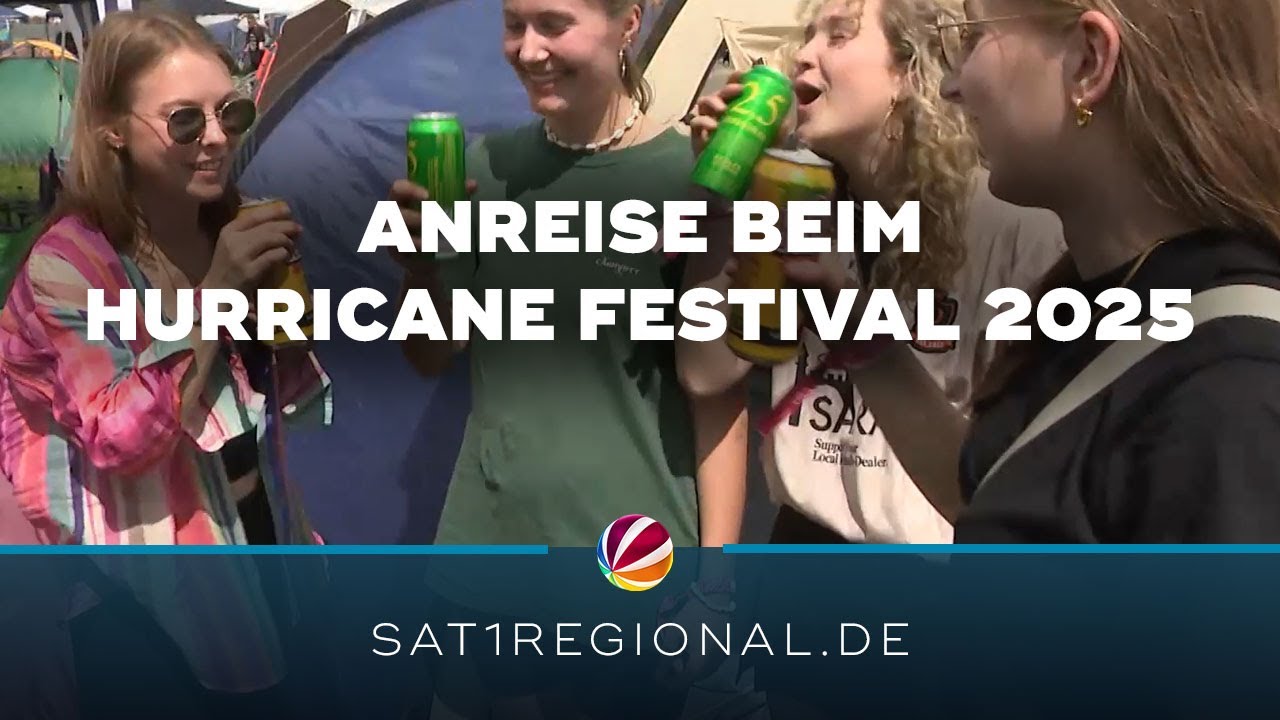 Hurricane Festival 2025: Zehntausende Fans reisen nach Schee&szlig;el