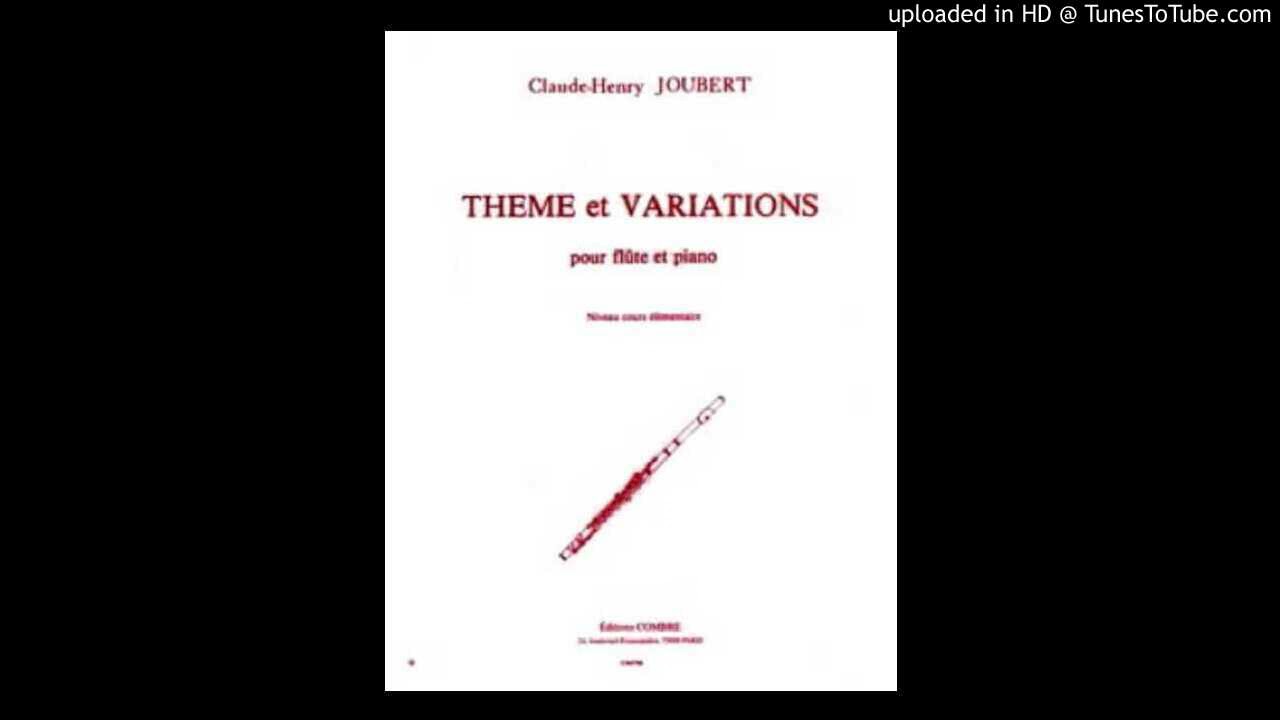 C.H JOUBERT TEMA I VARIACIONS FLAUTA MINUS ONE