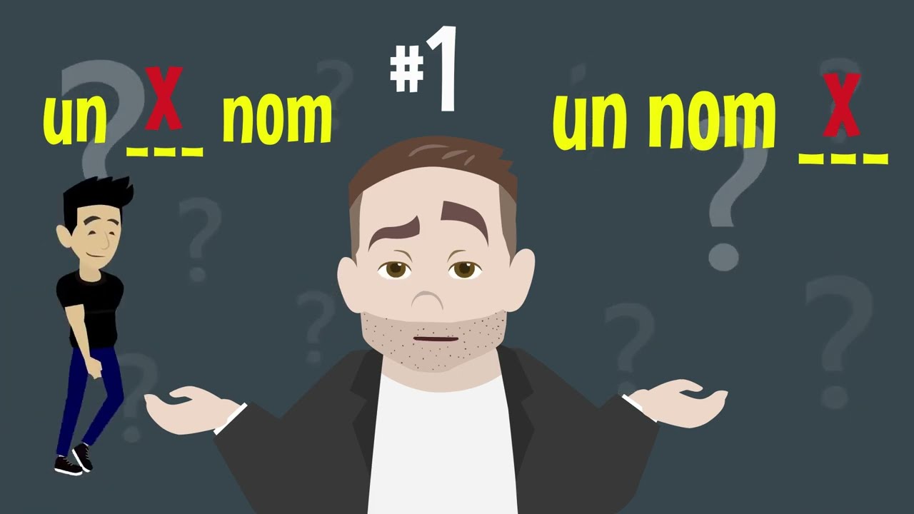 French adjectives explained - ADJECTIFS (B.A.G.S.) #rockyourclass #etienne