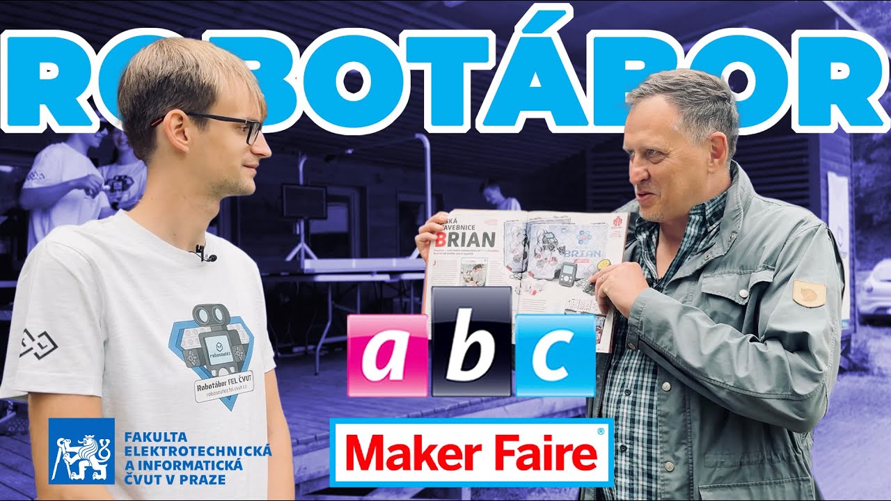Stavebnice BRIAN dob&yacute;v&aacute; Česko! Děti na t&aacute;boře stav&iacute; roboty budoucnosti 🚀🤖