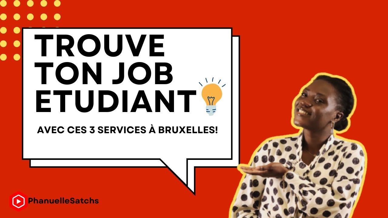 Envie d'un job étudiant à Bruxelles? Ces 3 services gratuits vont t'aider.