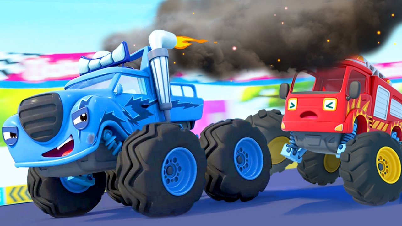 Monster Car Race Song | Good Habits | Nursery Rhymes & Kids Song | BabyBus - Cars World