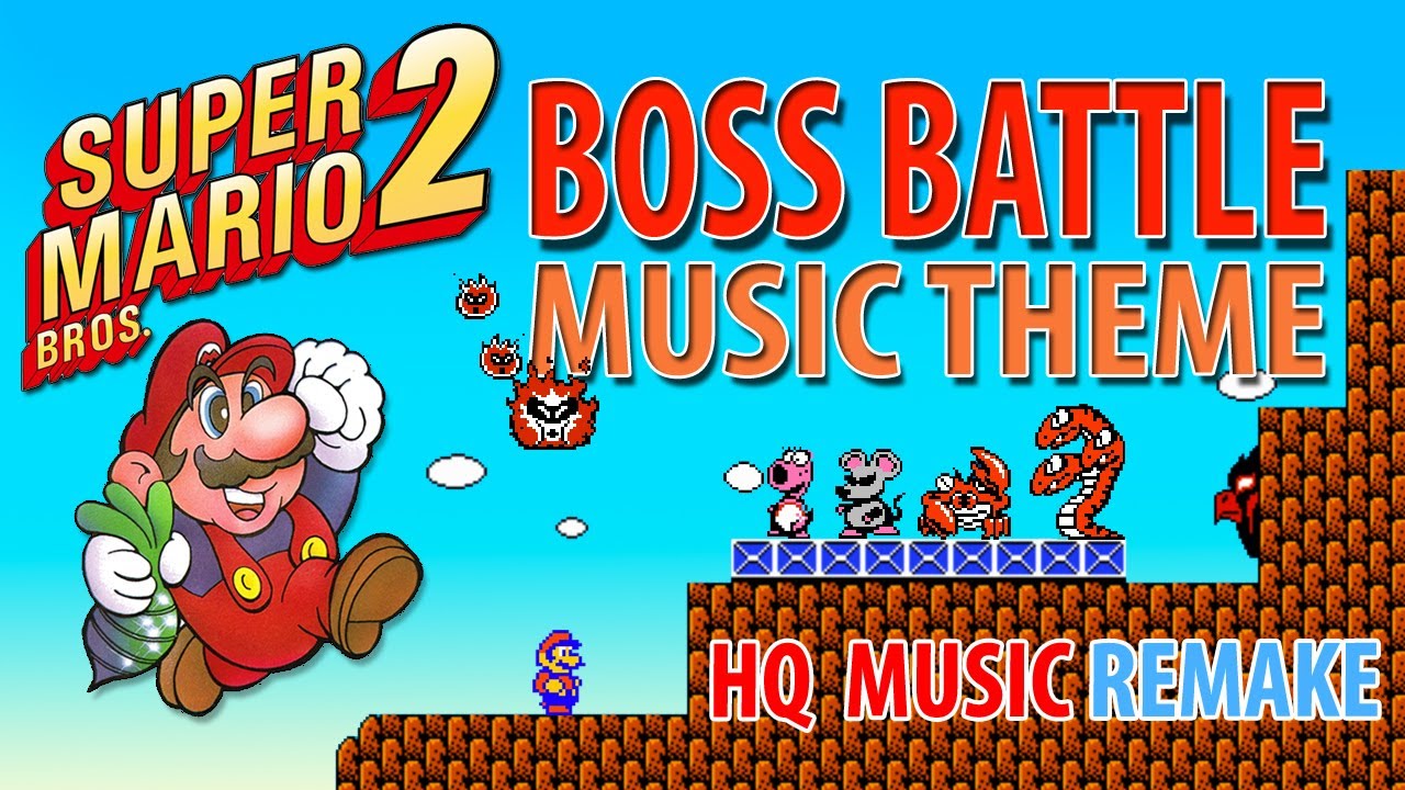 Super Mario Bros 2 - Boss Battle Theme [NES] Remake HQ Music