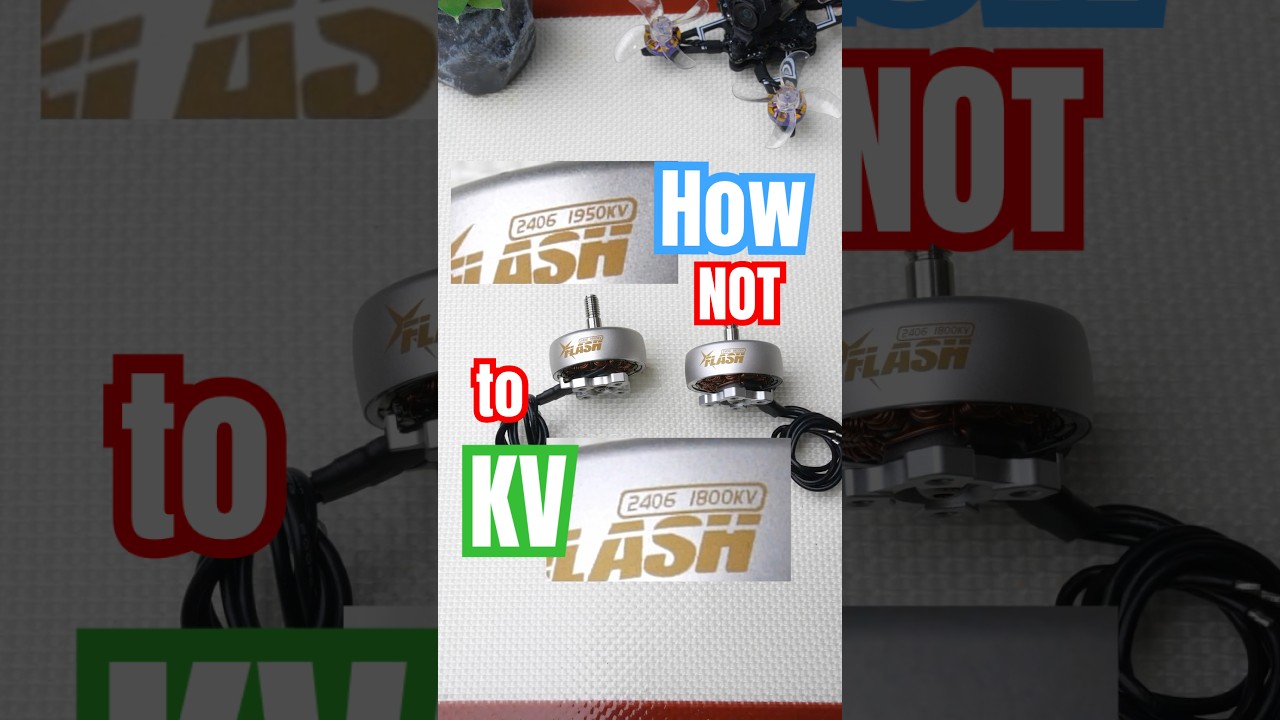 MOTOR KV in less than 1 Minute! #drone #motor #fpv