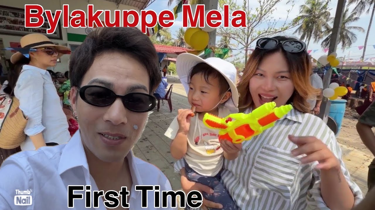 First time || Bylakkuppe mela || Tibetan school || Couple vlog || Tibetan Vlogger || New video 