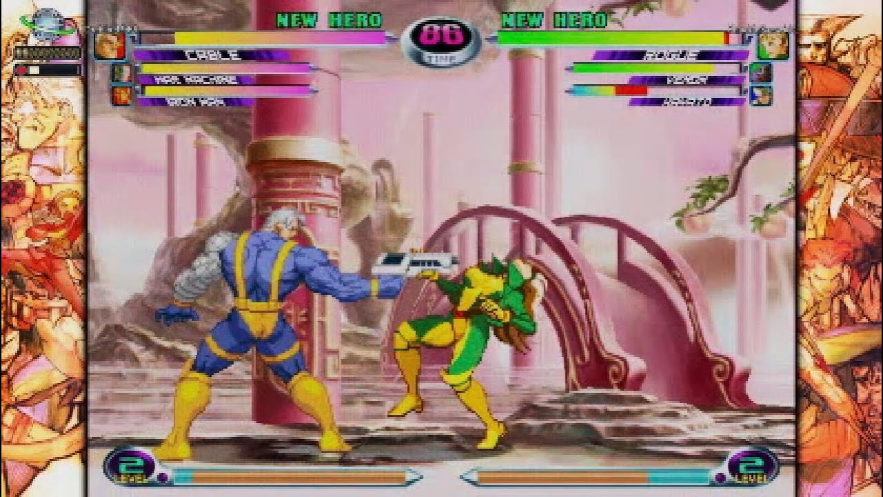 Marvel vs Capcom 2 Custom Room Gameplay