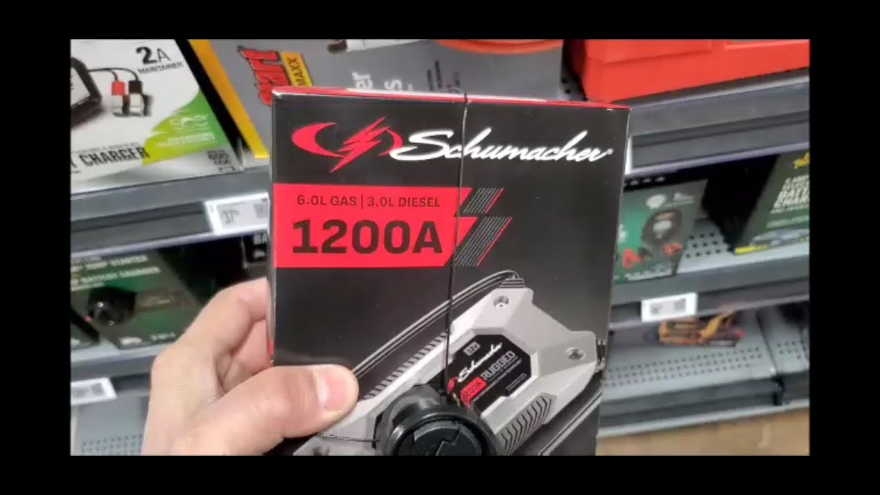 Зарядное устройство для запуска двигателя от литиевой батареи Schumacher Electric Rugged 1200A (9...