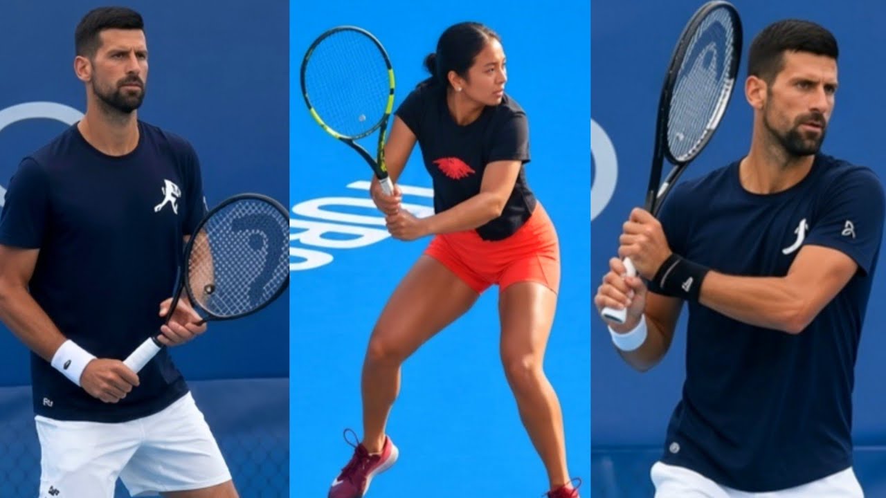 Alex Eala & Djokovic Practice Together In Day 2 Cincinnati Open 2026