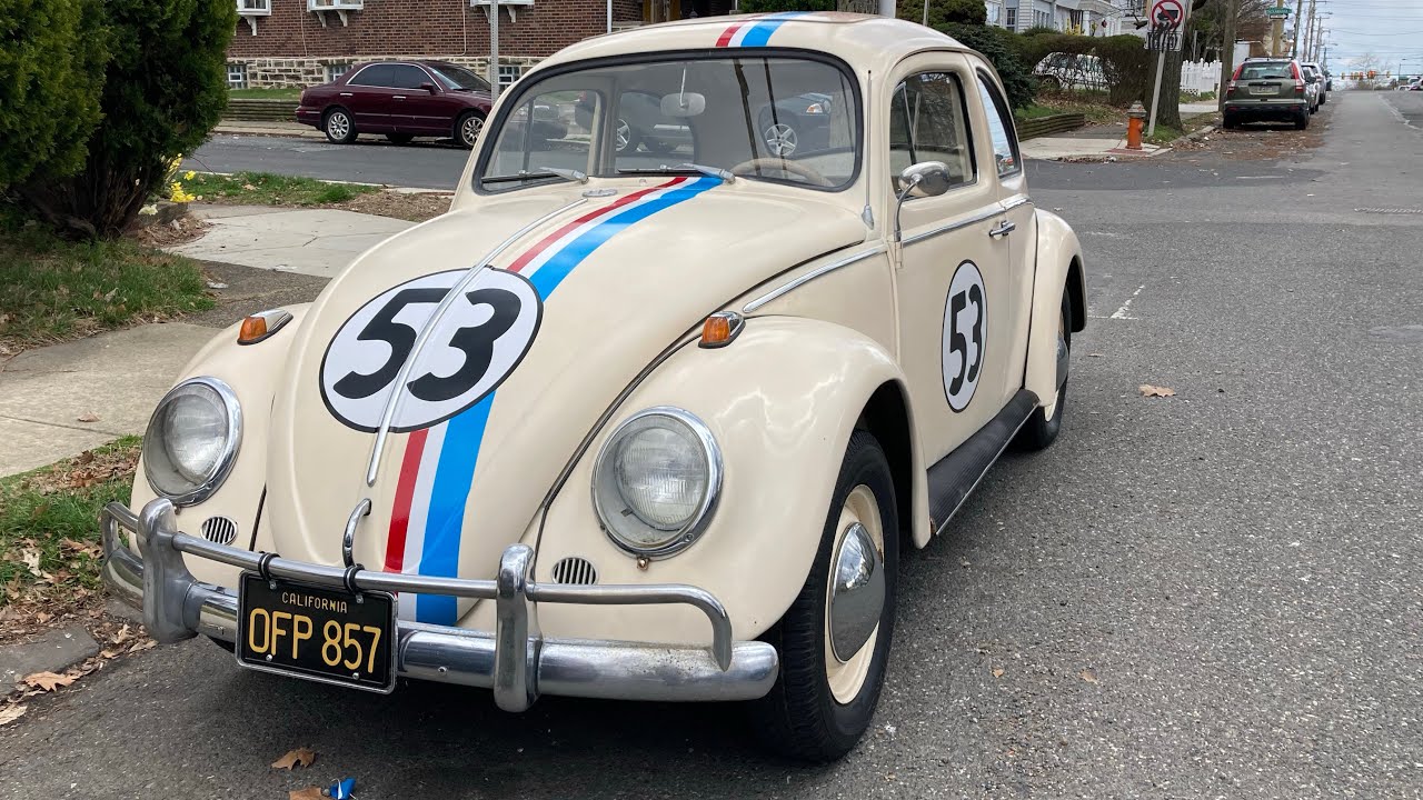 1964 VW Beetle  (HERBIE) New Decals And A Ride