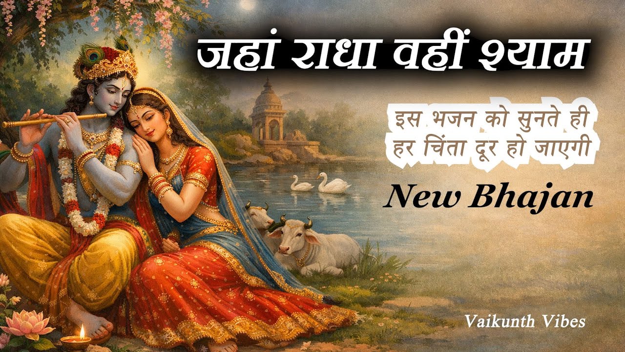 जहां राधा वहीं श्याम | New Radha Krishna Bhajan 2026 | Vaikunth Vibes #trending #love #bhajan #song