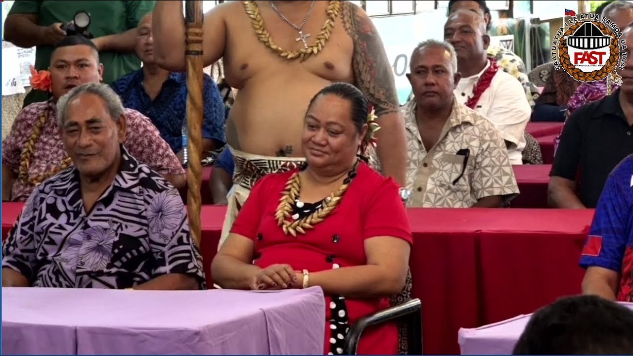12 Setema 2025 🇼🇸Asiga mai le paia maualuga o le Itumalo Aana Alofi 4 mo le tatou Aiga F.A.S.T