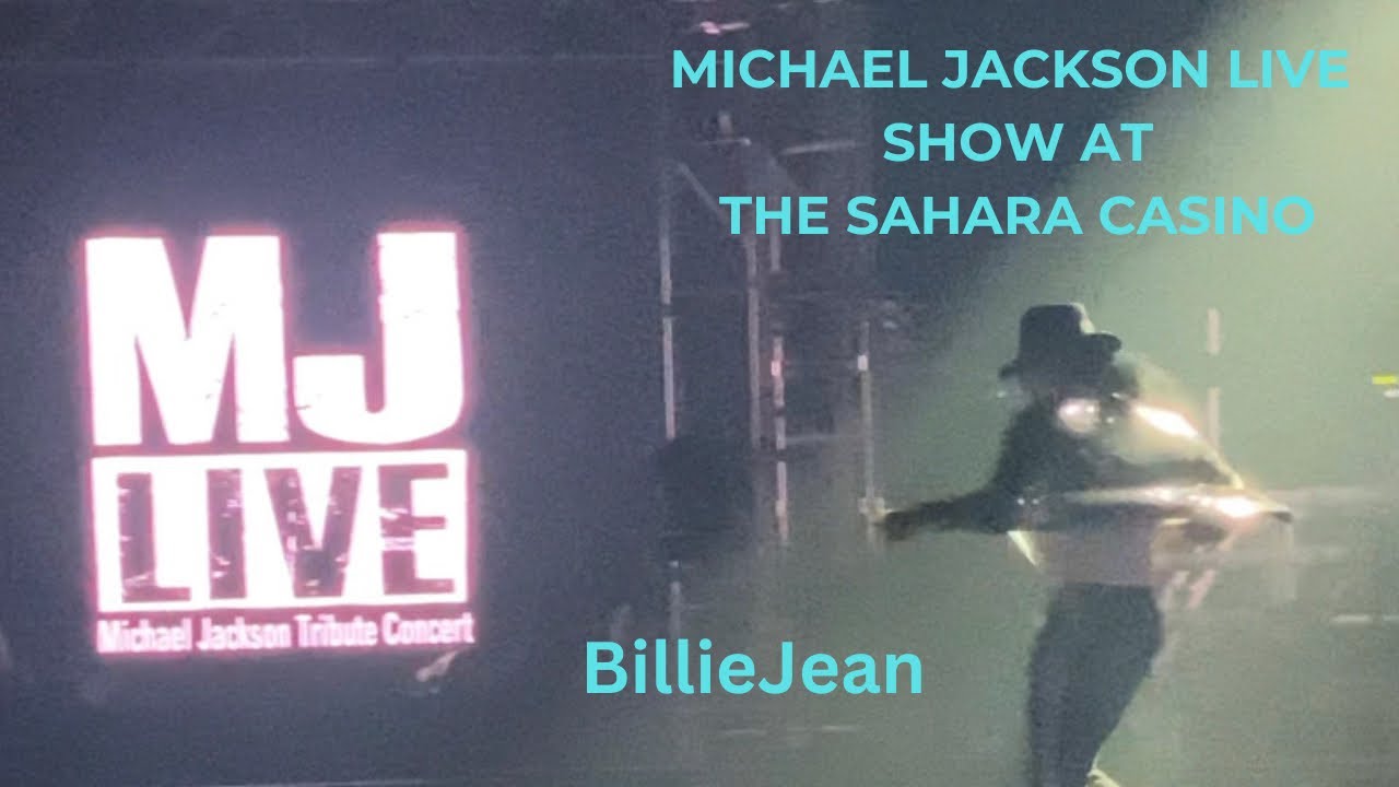 Michael Jackson tribute Live @ The Sahara Casino performance Billie Jean #lasvegas