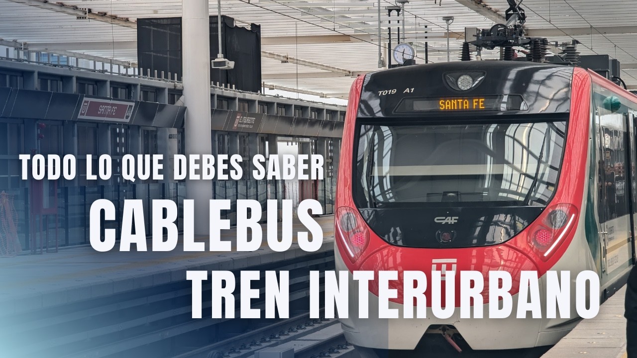 Nos fuimos a Toluca en CABLE BUS LINEA 3 Y TREN INTERURBANO 😎