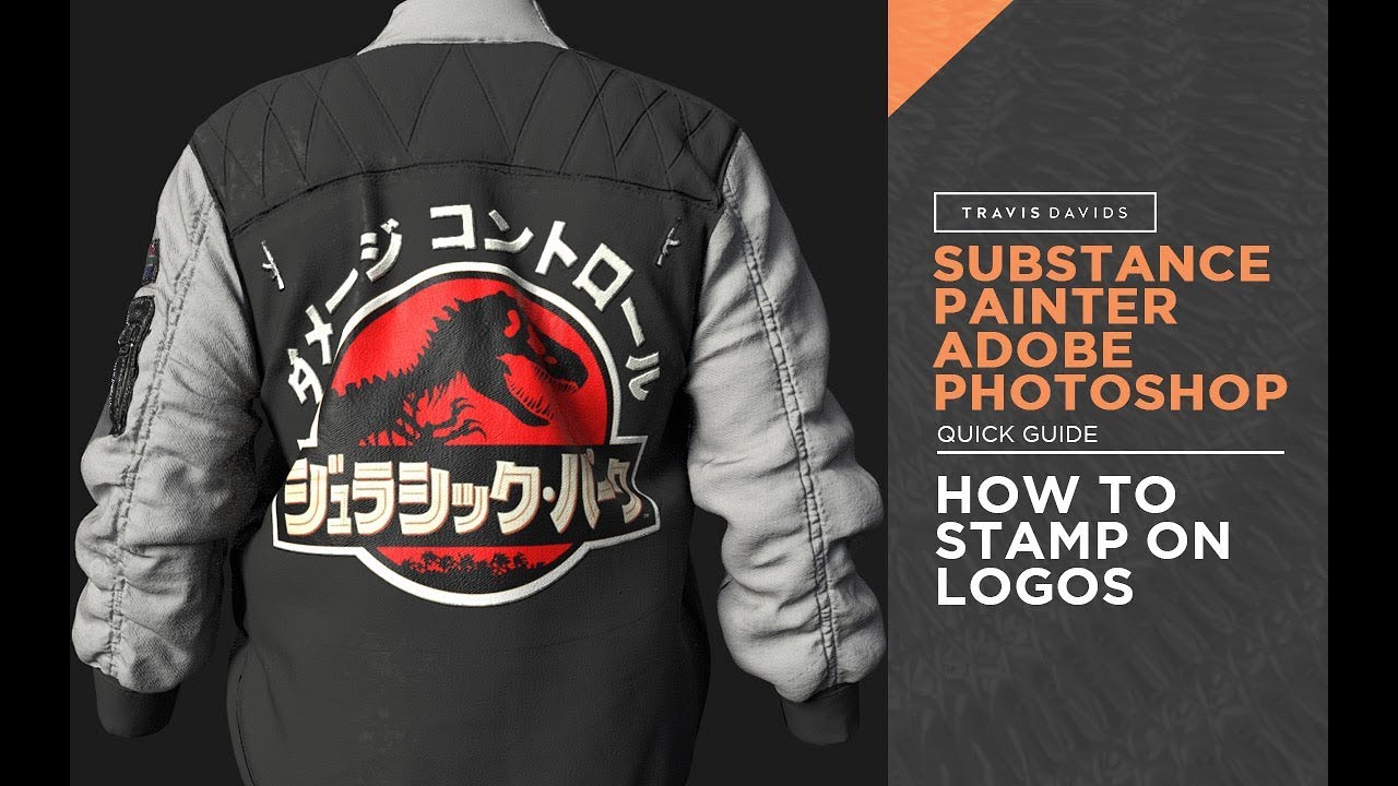 Substance Painter, Adobe Photoshop — как делать штампы на логотипах