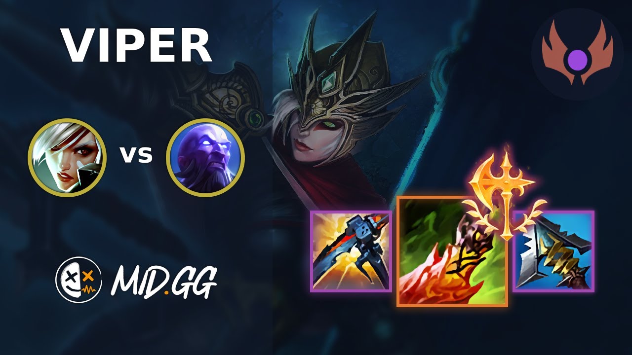 MID.GG: [ Viper ] Ривен MID против Райза | НА МАСТЕР | ЛОЛ Сезон 2026