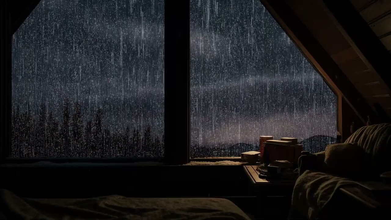 잠들기 위해 비의 고요함을 즐기세요 | 밤비소리와 함께 조용히 휴식을 취하다