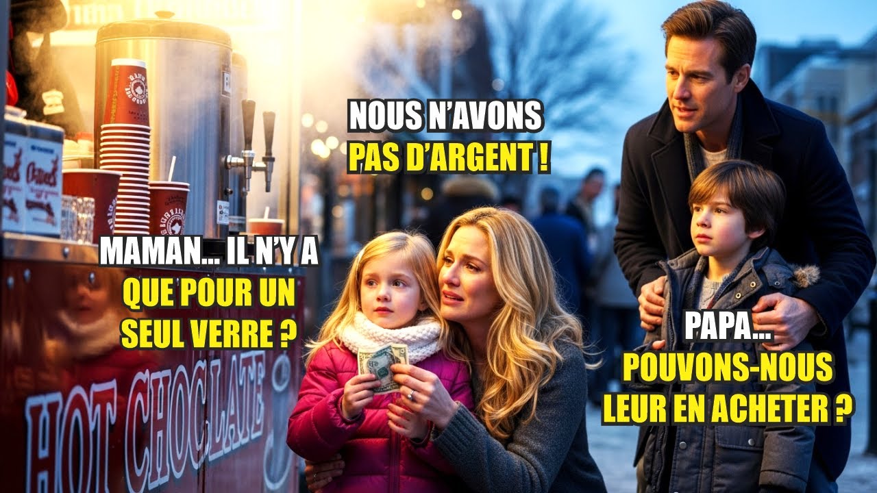 LE FILS DU MILLIARDAIRE VOIT UNE MÈRE PAUVRE ATTENDRE UN CHOCOLAT CHAUD ET SA DEMANDE TOUCHE TOUS