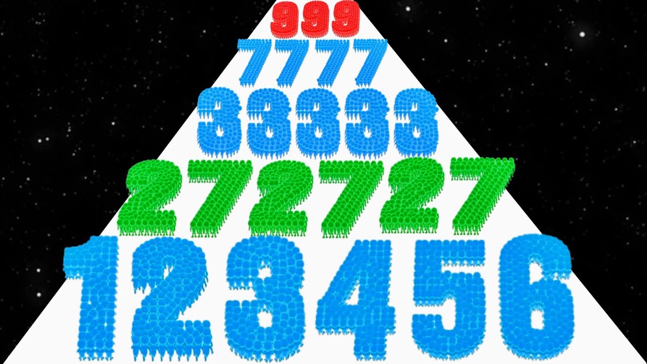 Crowd Number Run 3D vs Push Harder - All Level Gameplay Android, iOS (Freepya, New Update) 