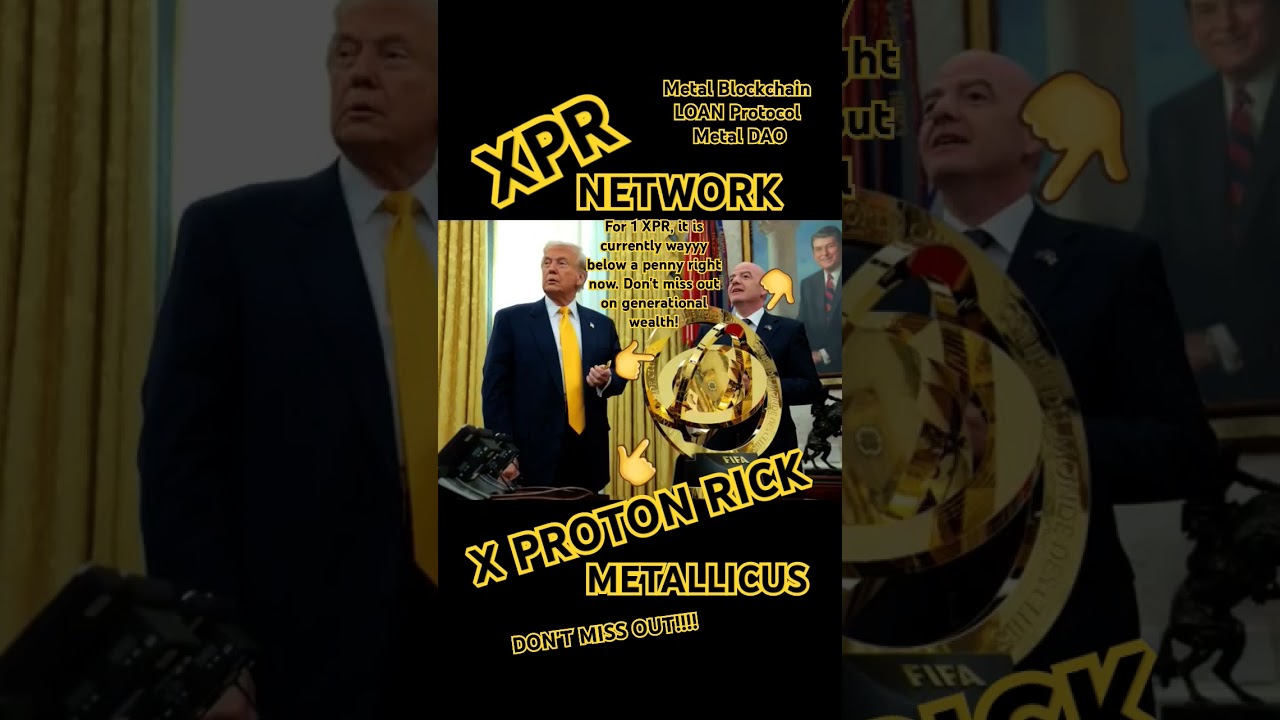 XPR ⚛ X PROTON RICK ⚛ #XPR #XPRNetwork #Metallicus #Crypto #FifaClubWorldCup #DonaldTrump #XRP