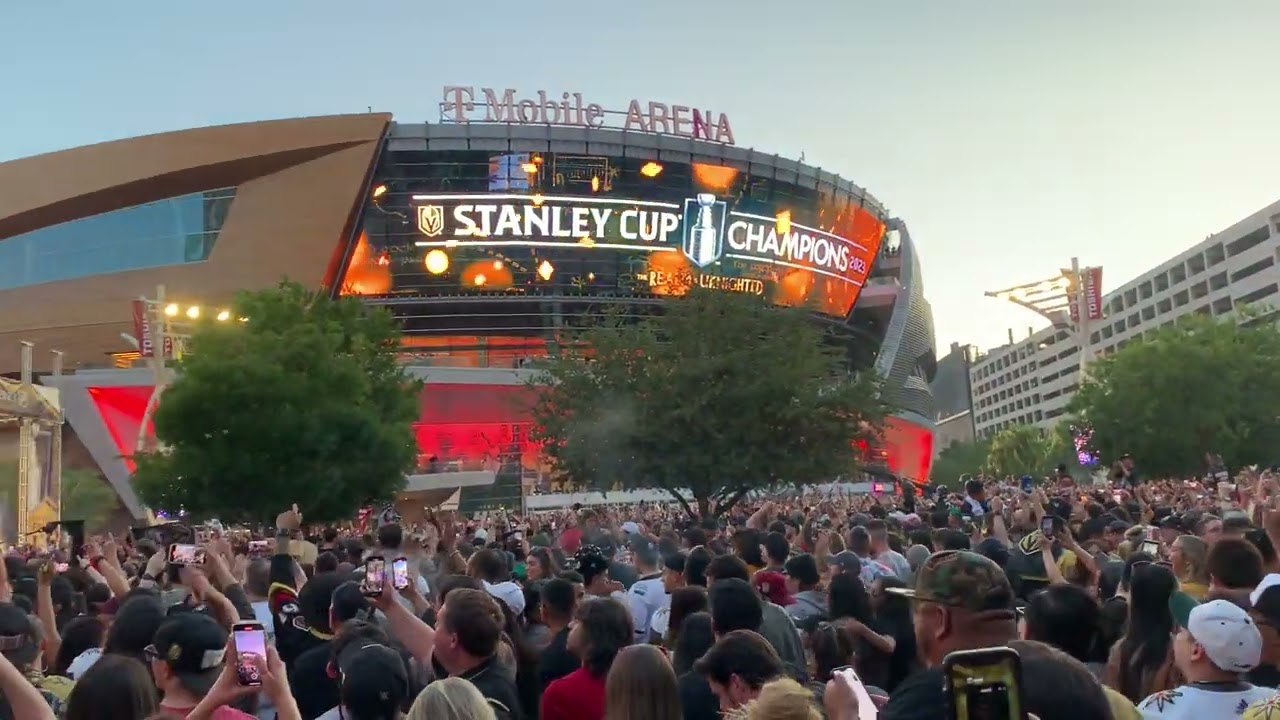 WE ARE THE CHAMPIONS!!  Vegas Golden Knights T-Mobile Arena Las Vegas