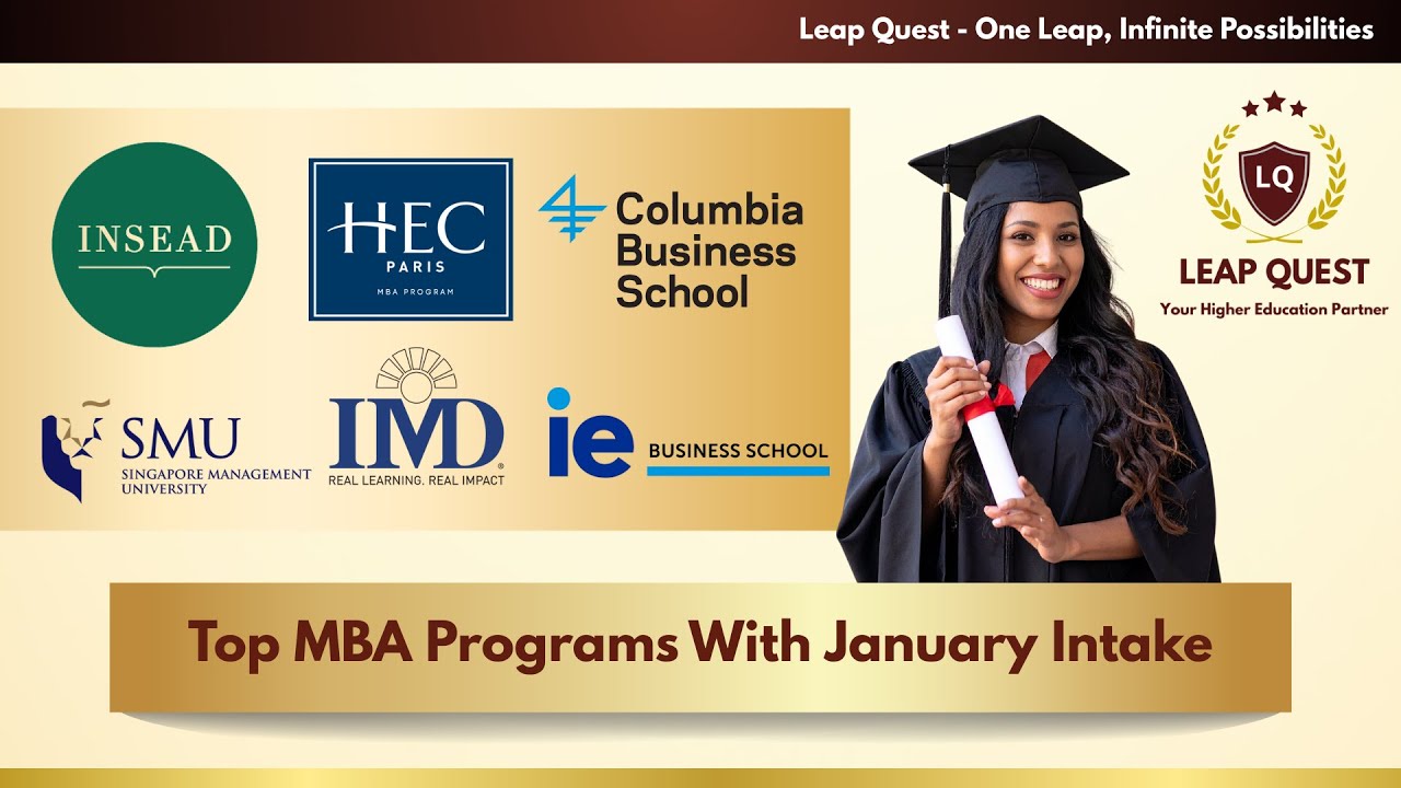 Top MBA Programs With January Intake