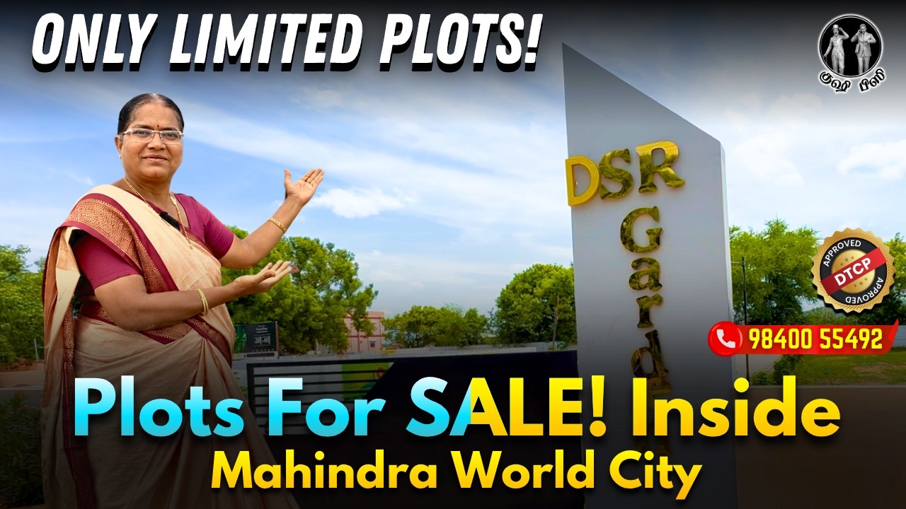 Inside Mahindra World City! Residential Plot For Sale | A Home Of Your Own Within Your Budget! 🏡🔥