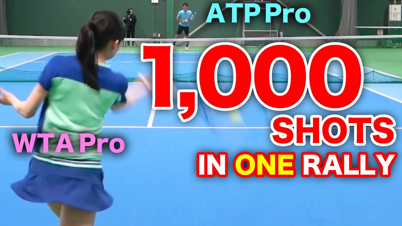 The Longest Rally Ever !  - Pro Tennis Lesson
