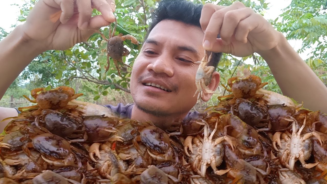 CHEIVET ASMR YUMMY FRESH CRABS MUKBANG EATING RECIPE