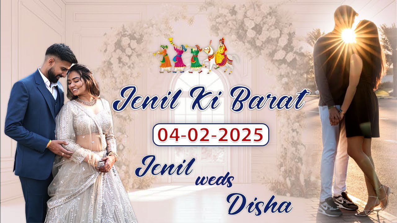 Live: Jenil ki Barat | Jenil Weds Disha