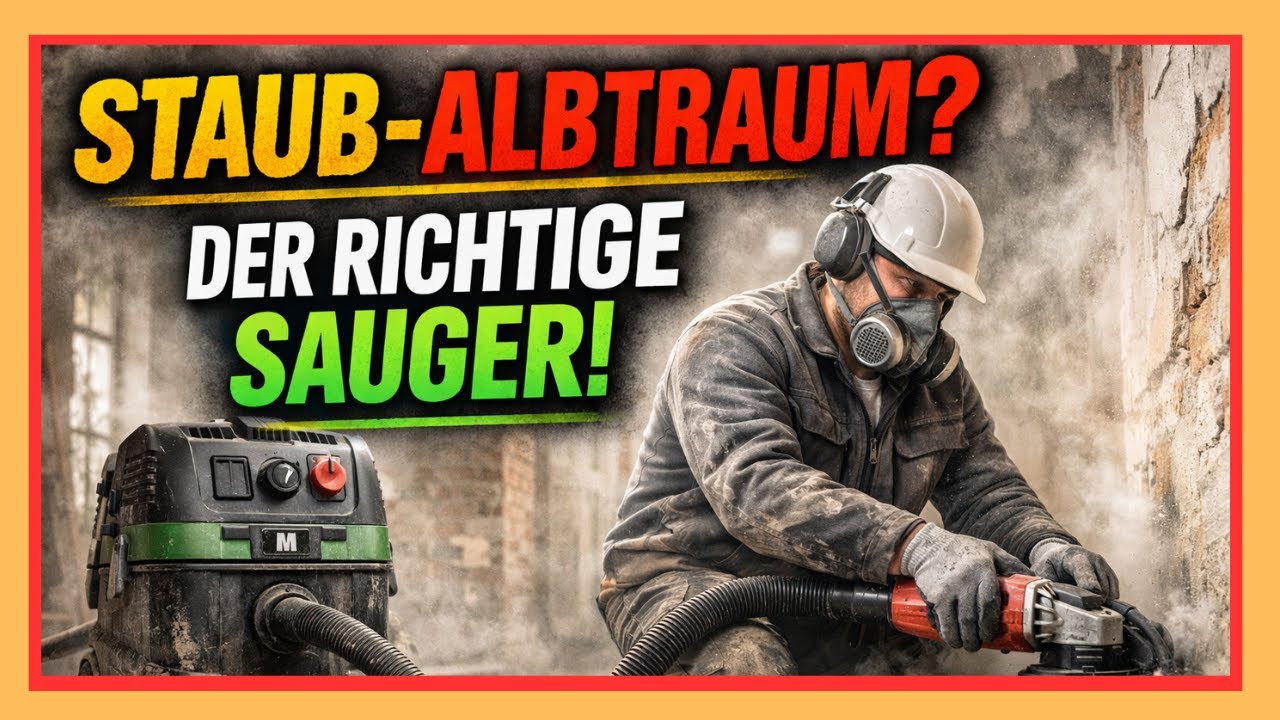 Baustaubsauger f&uuml;r die Altbausanierung Darauf musst du wirklich achten!