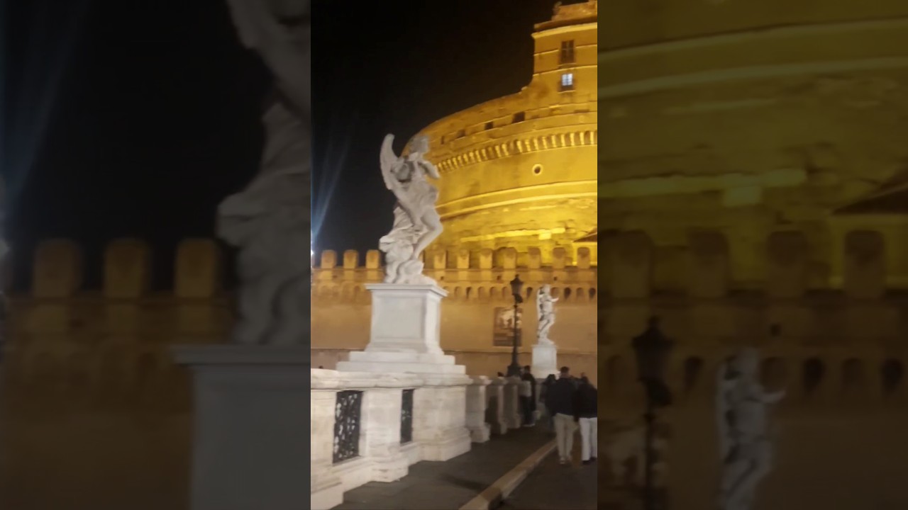 Потрясающе ночью | #travelvlog #italiangetaway #italy #rome #touristattraction