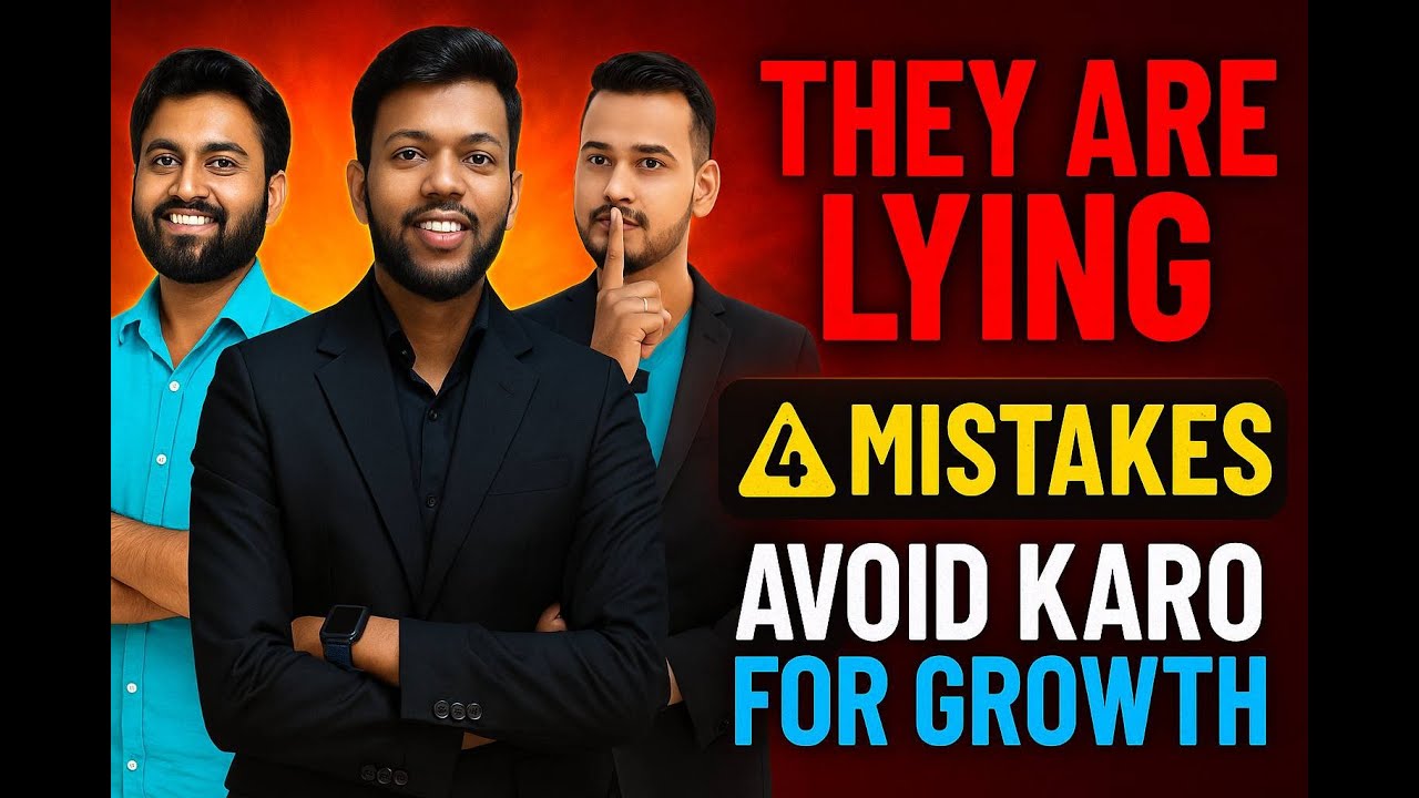 Avoid These 4 YouTube Mistakes | Real Truth for Growth 2025