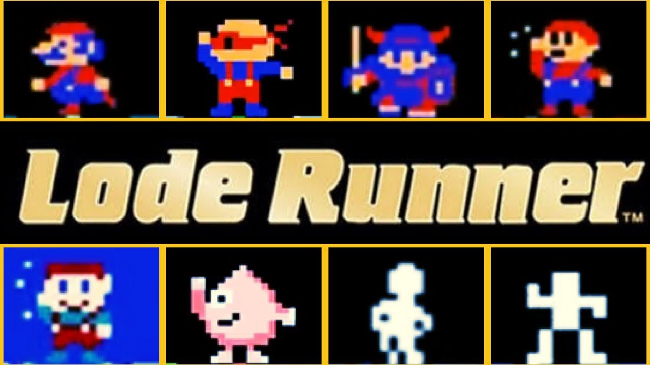 💰🏃‍♂️Lode Runner💰🏃‍♂️Best NES Hacks|Don't Miss Mario Runner|HD