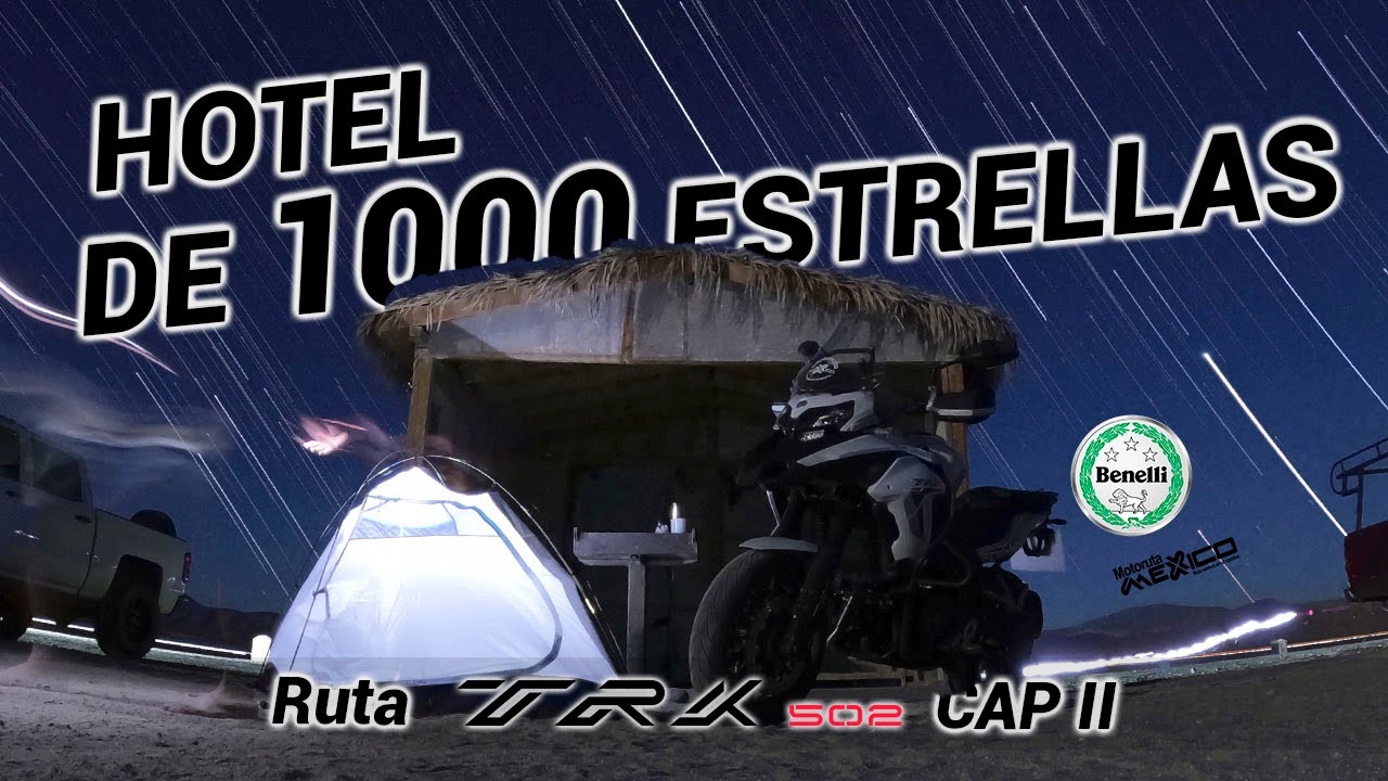 Rodando la Baja California Sur arriba de la Benelli TRK 502 Cap II