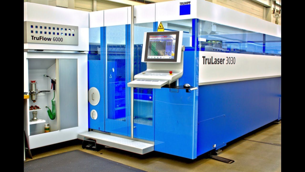 Die Laserschneidmaschine TruLaser 3030 von Trumpf