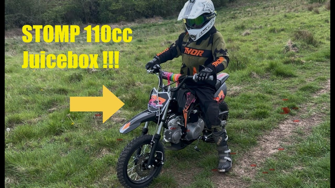 Stomp 110 Juicebox Pitbike - Delivery, Unboxing and Build Review