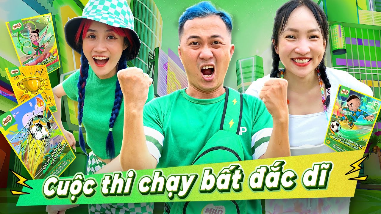 Cuộc Thi Chạy Bất Đắc Dĩ - Săn Thẻ Milo Nh&iacute; | V&ecirc; V&ecirc; Channel
