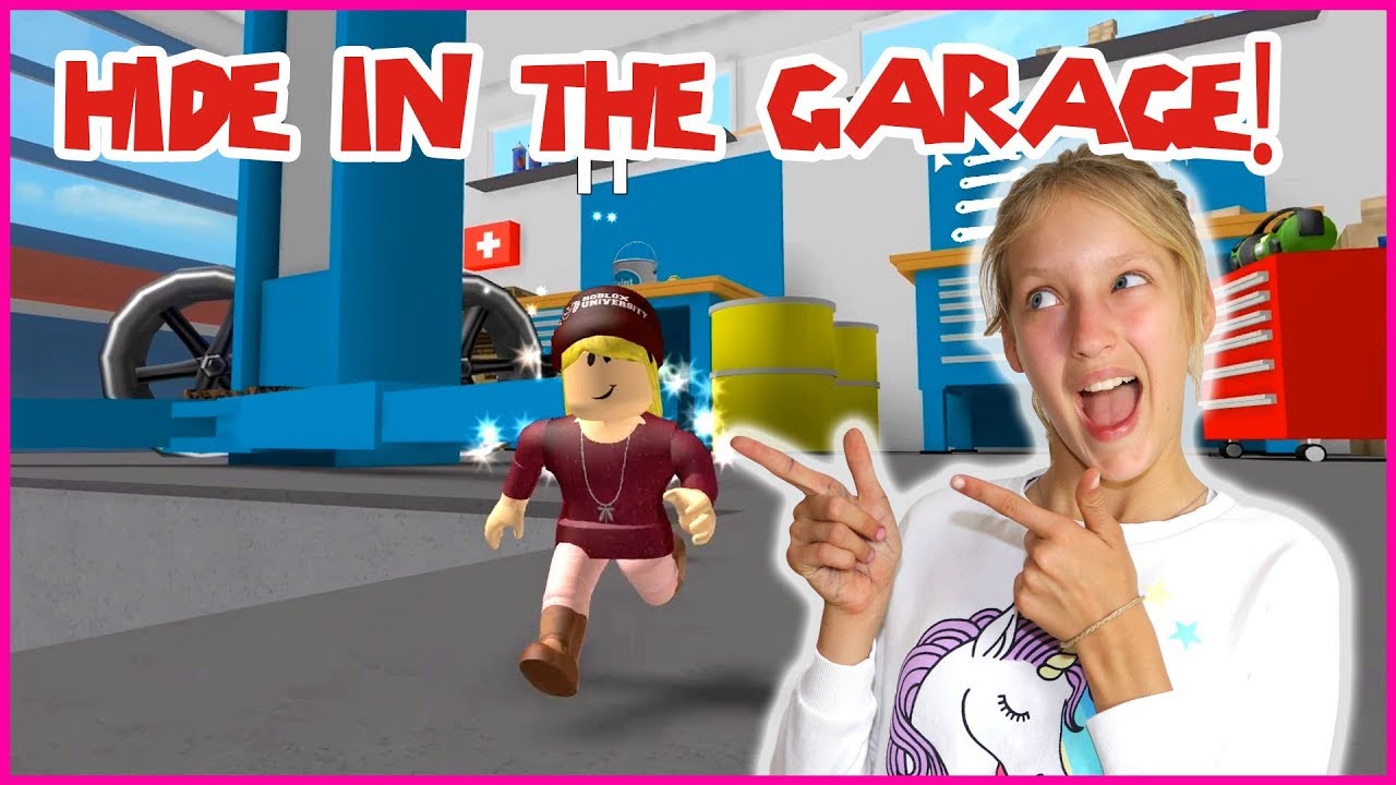 HIDING IN THE GARAGE!