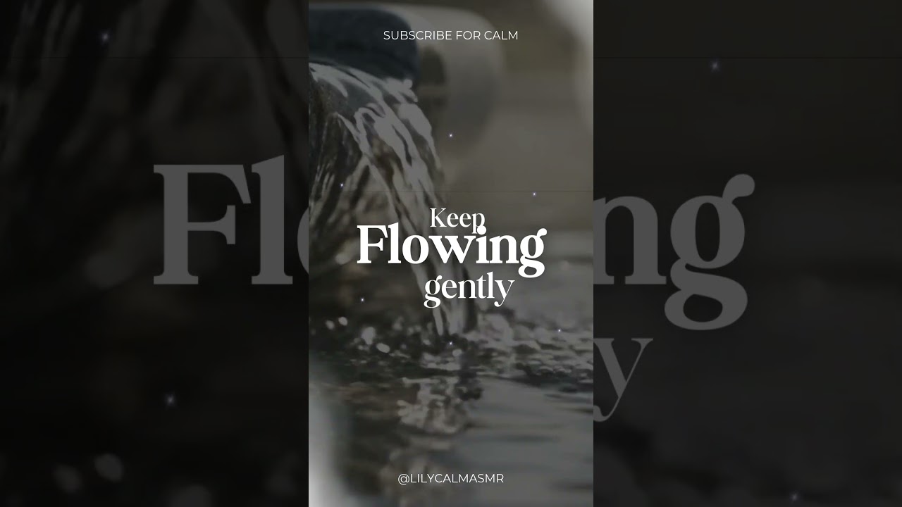 Keep Flowing Gently — Soothing Fountain ASMR 