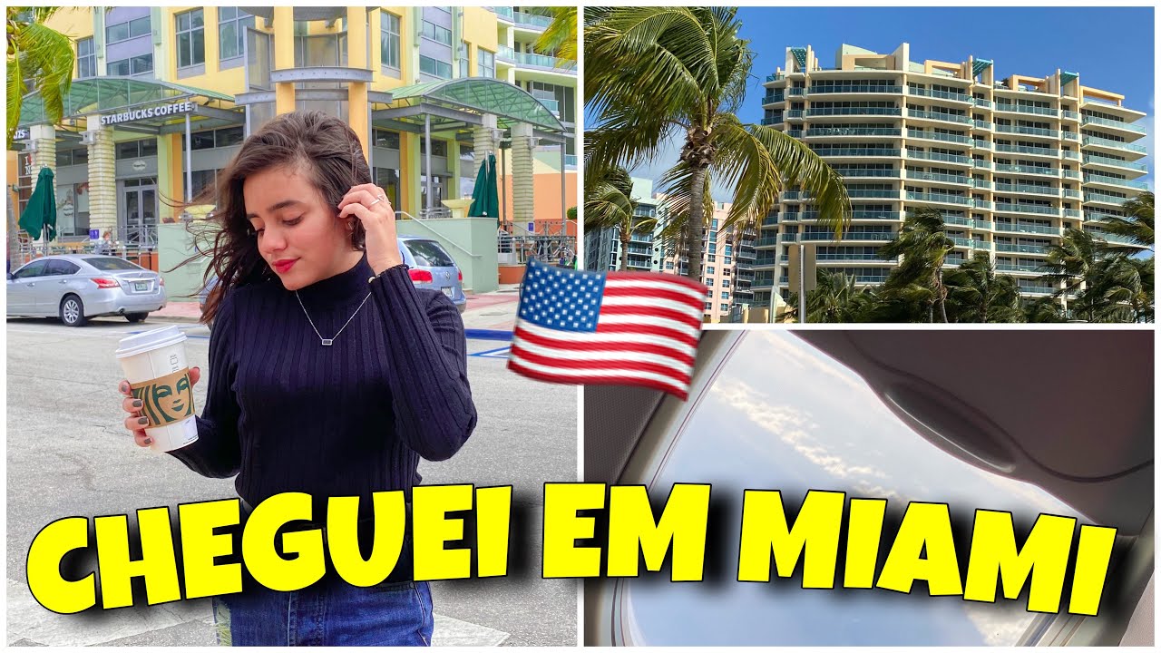 CHEGUEI EM MIAMI! MINHA PRIMEIRA VIAGEM INTERNACIONAL (vlog 1) - Bela Almada