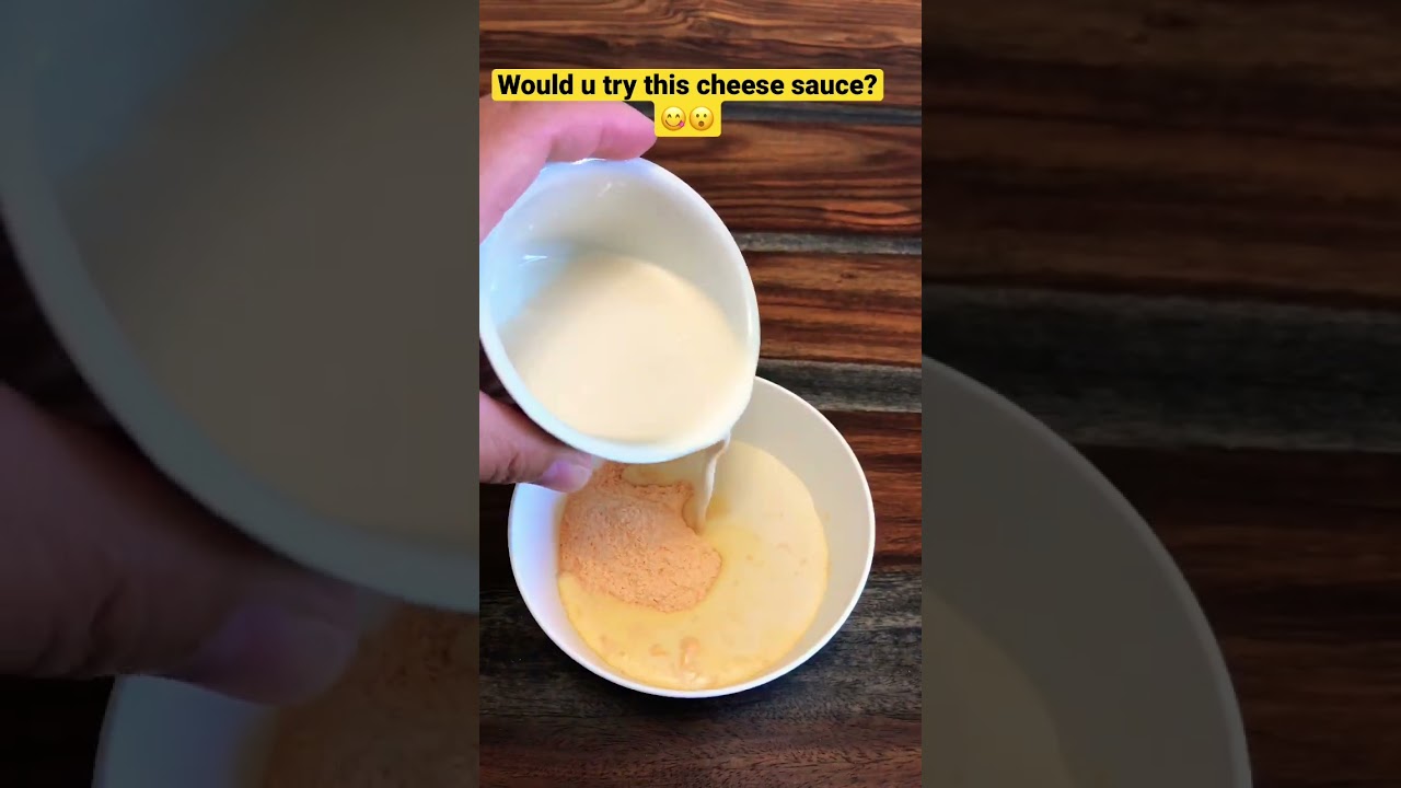 Best Instant Cheese Sauce Milk Plus Powdered Cheese 😋😮😉 #shorts #food #trending #cheese