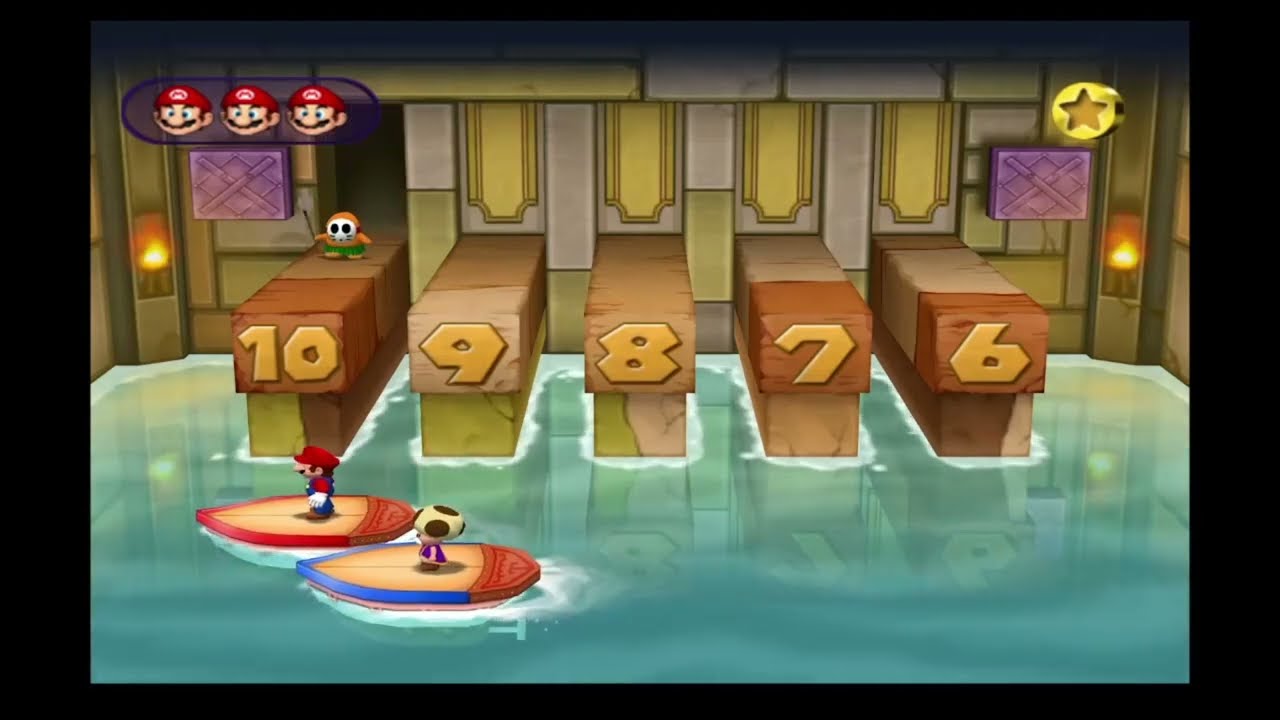 Mario Party 7 -  King of the River (Hard Trip) [No Lives Lost]