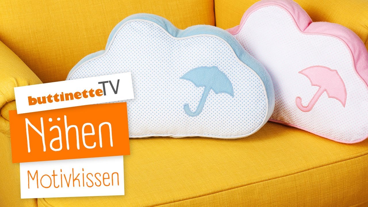 Motivkissen nähen | Tutorial | buttinette TV [NÄHEN]