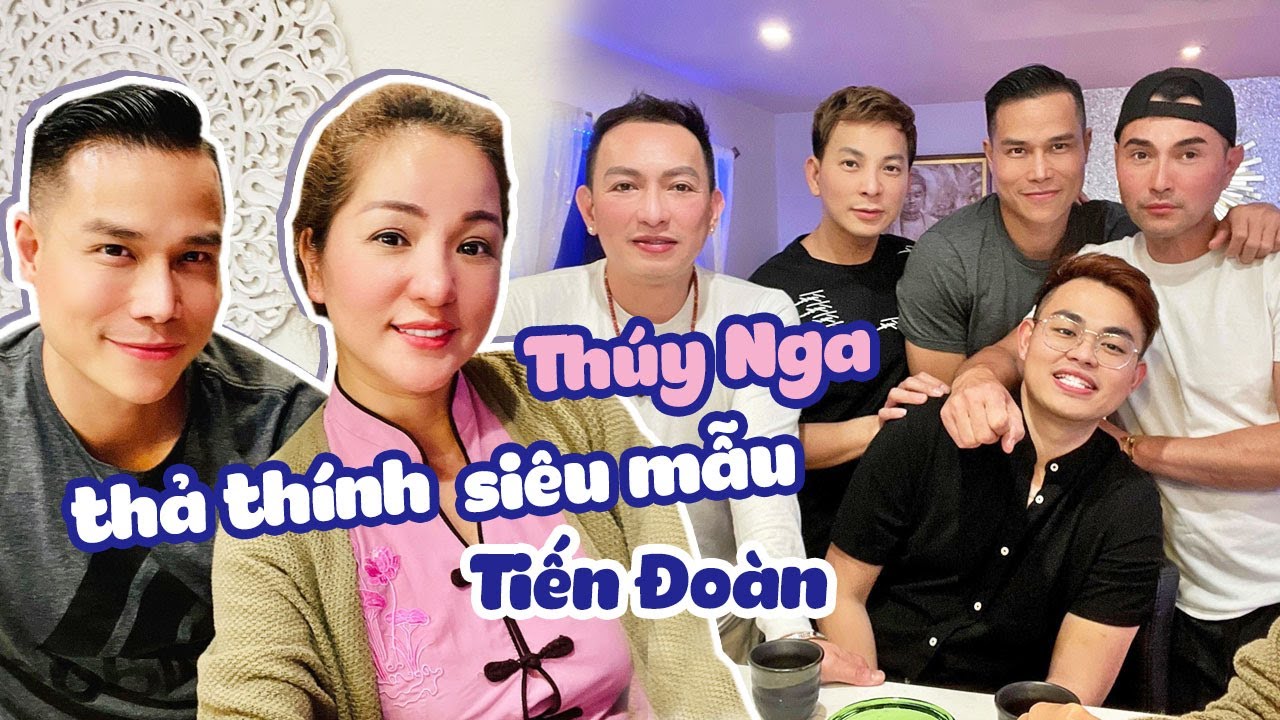 Thuý Nga thả thính bấp chấp siêu mẫu Tiến Đoàn tại nhà Leon Vũ.