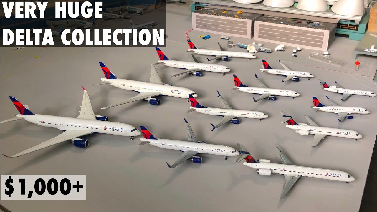 *VERY HUGE* gemini jets Delta Airlines collection video - August 2020